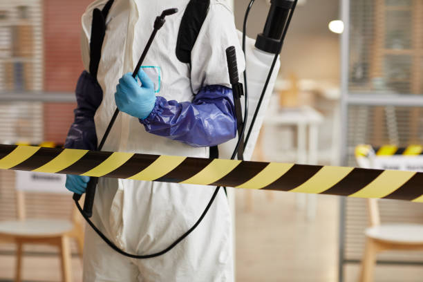 Professional Sewage Cleanup technician working in Fort Monmouth, NJ